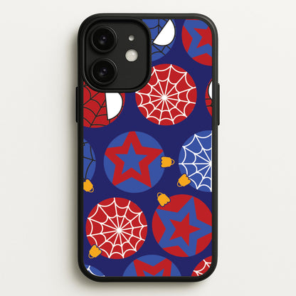 Spider Hero Baubles Pattern iPhone 11 Case