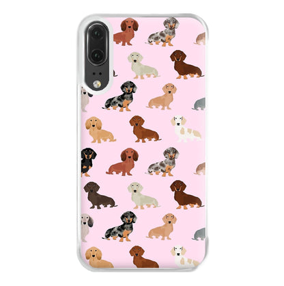 Dachshund Breed Pattern Phone Case