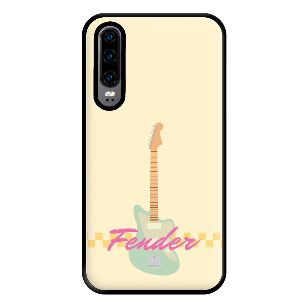 Blue Guitar Fender Huawei P30 Case