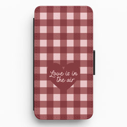 Love Is In The Air Flip / Wallet Phone Case