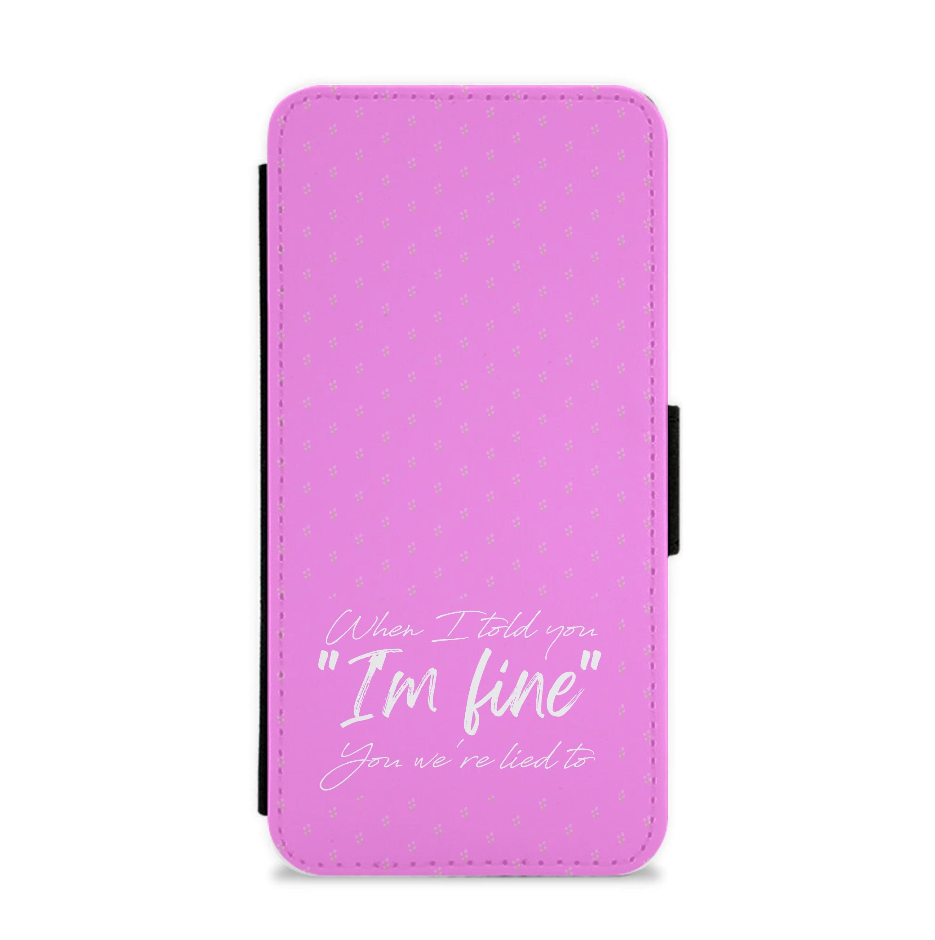 I'm Fine - Abrams Flip / Wallet Phone Case