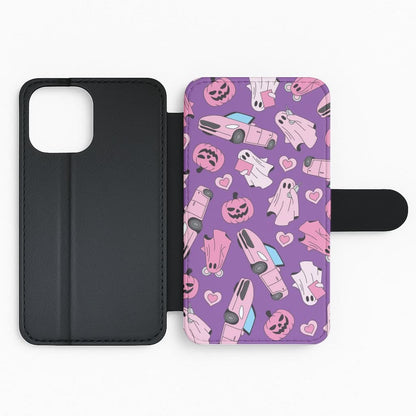 Mean Ghouls Props Pattern Flip Phone Case