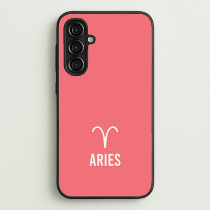 Aries Pastel Zodiac Galaxy A16 Case