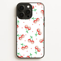 Cherry Angels Pattern iPhone 16 Pro Case
