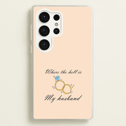 WTHIMH Cartoon Rings Galaxy S25 Ultra Case