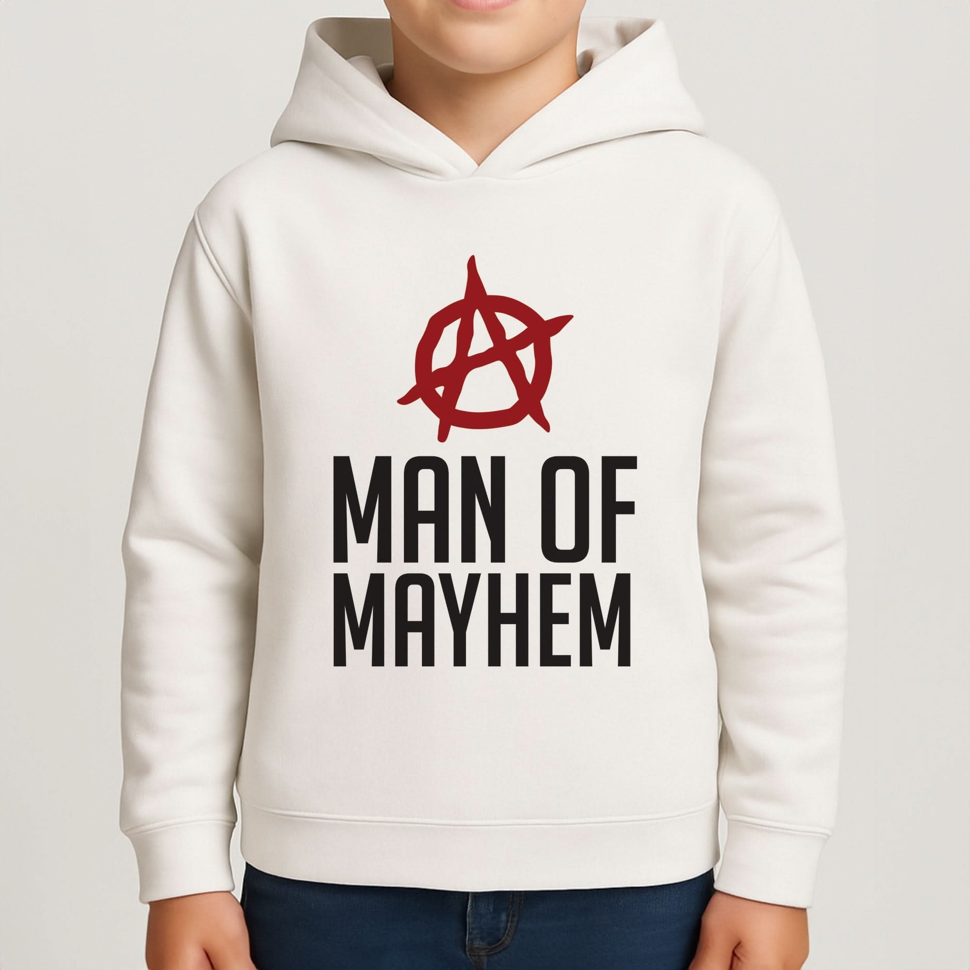 Man Of Mayhem Boys Hoodie