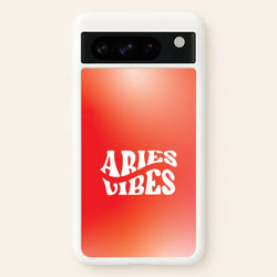 Aries Vibes Gradient Zodiac Google Pixel 8 Pro Case