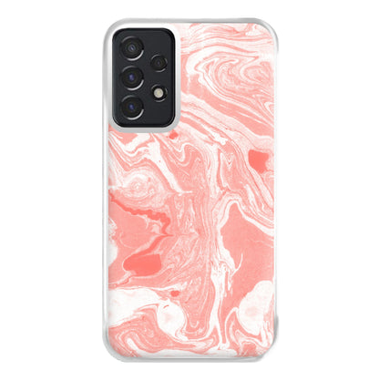 Pink Swirly Marble Phone Case