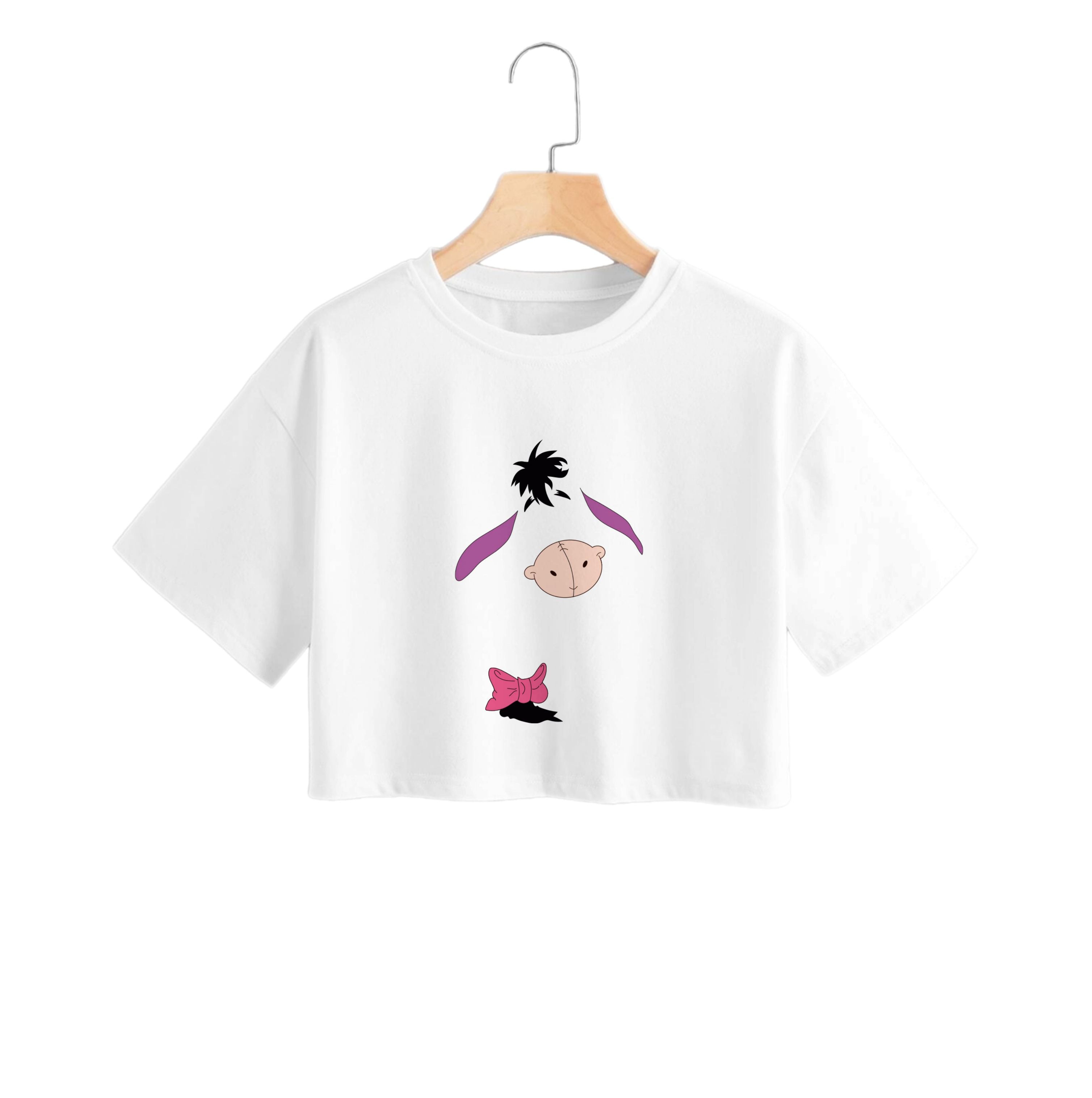 Faceless Donkey Crop Top