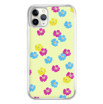 Pastel Pressed Flowers Pattern Phone Case