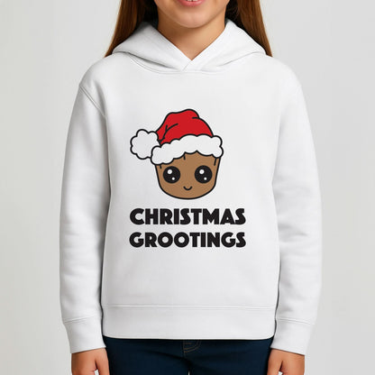 Christmas Grootings  Girls Hoodie
