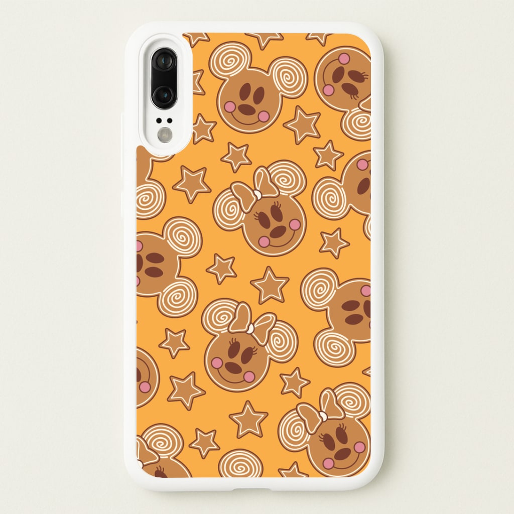 Cartoon Mouse Gingerbread Pattern Huawei P20 Case