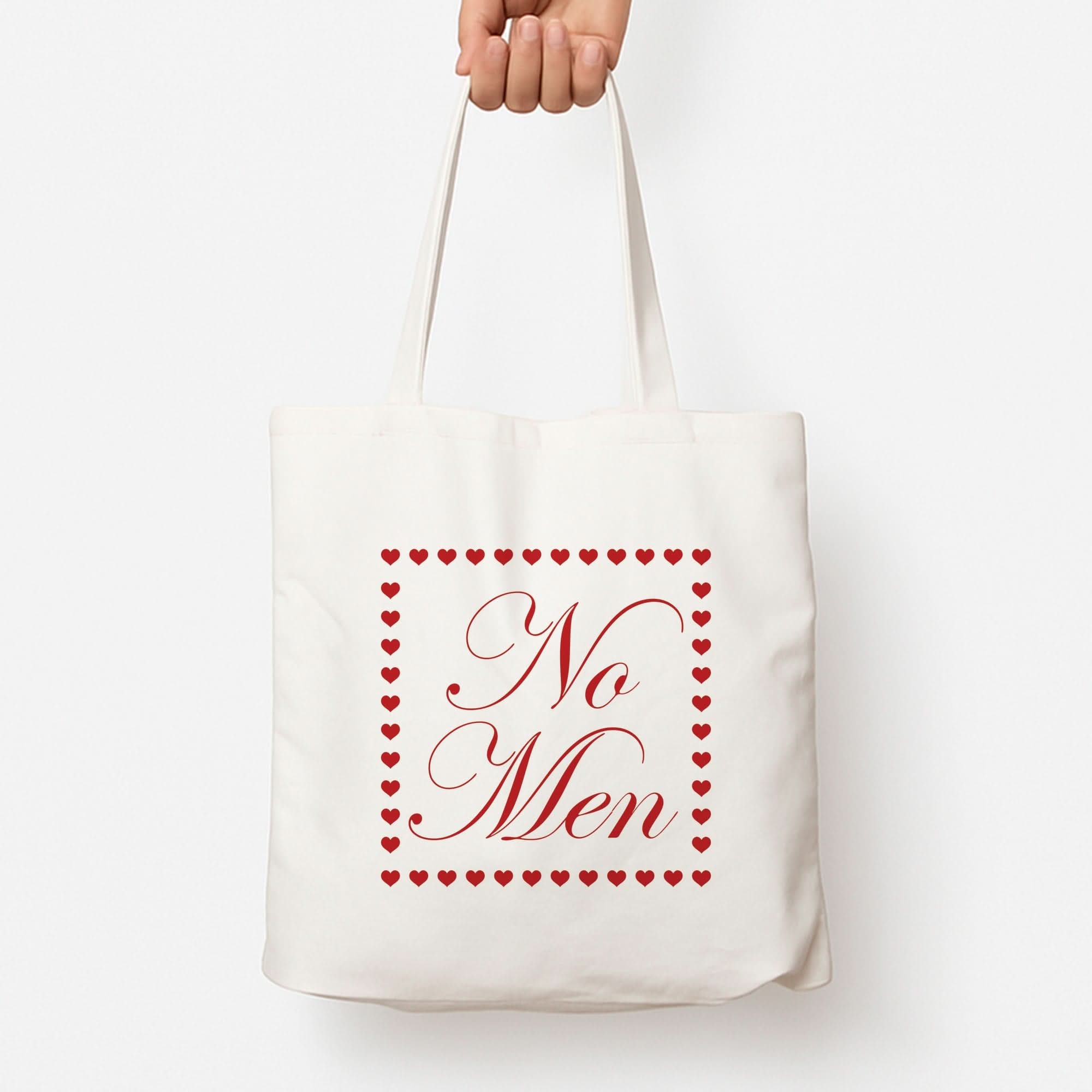 No Men Tote Bag