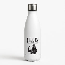 Charles Red And Gold White Water Bottle