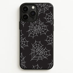 Spiderweb Hearts Pattern iPhone 11 Pro Max Case