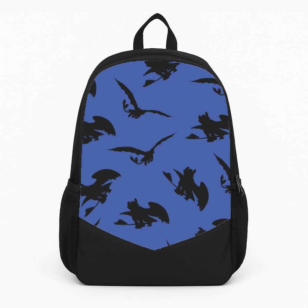 Dragon Silhouettes Pattern Backpack