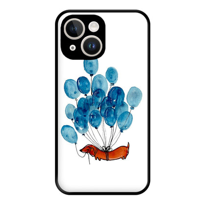 Dachshund And Balloons Phone Case