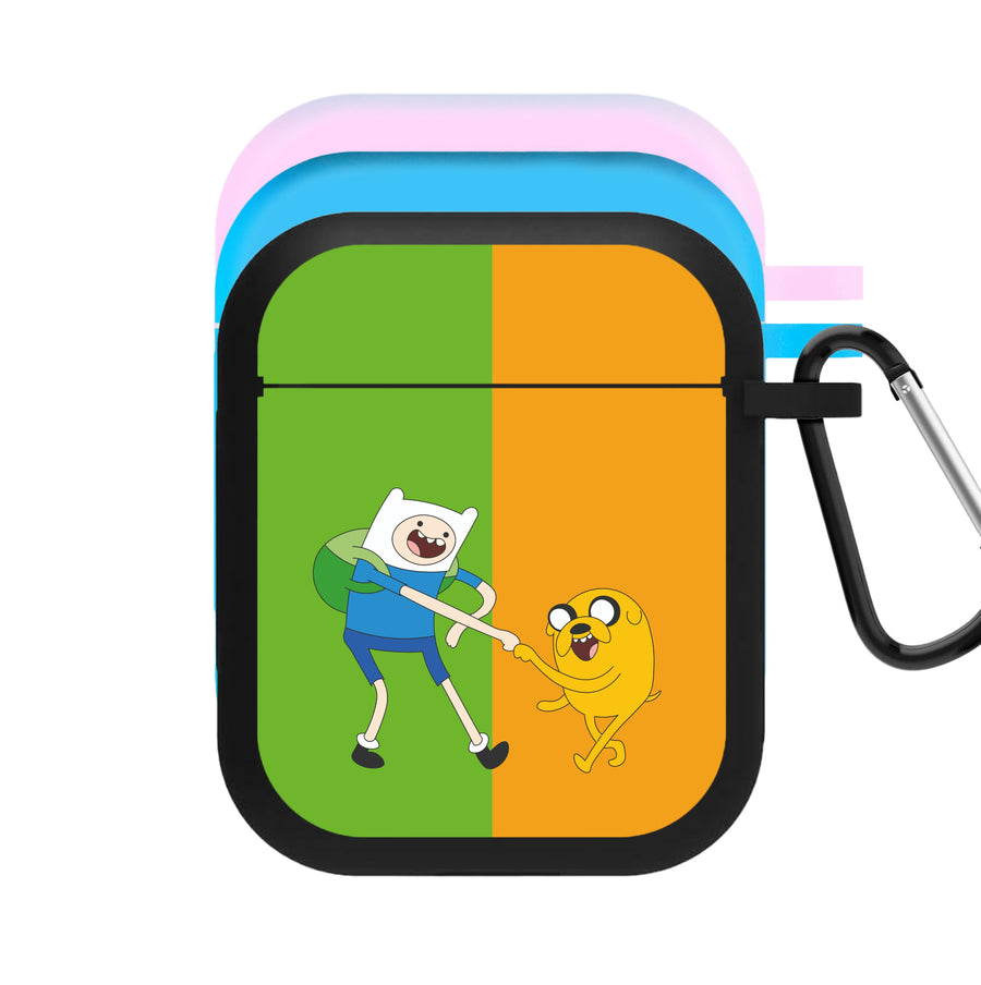Jake The Dog And Finn The Human - Adventure Time AirPods Case