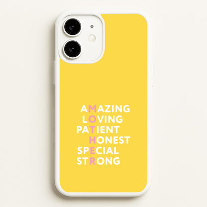 Mother Anagram iPhone 11 Case