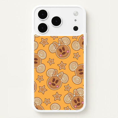 Cartoon Mouse Gingerbread Pattern iPhone 17 Pro Max Case