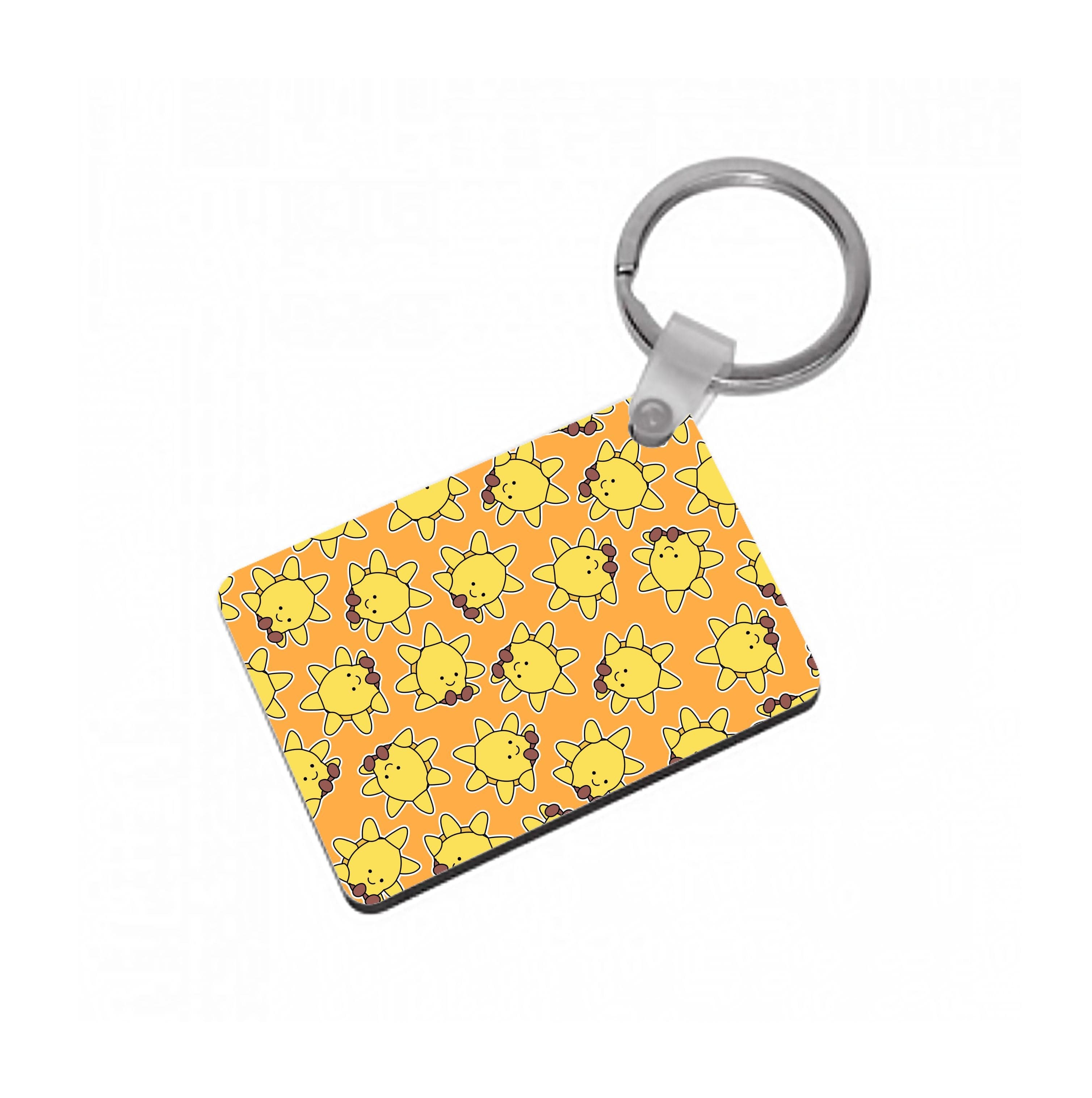 Sun Pattern - Plushy Keyring