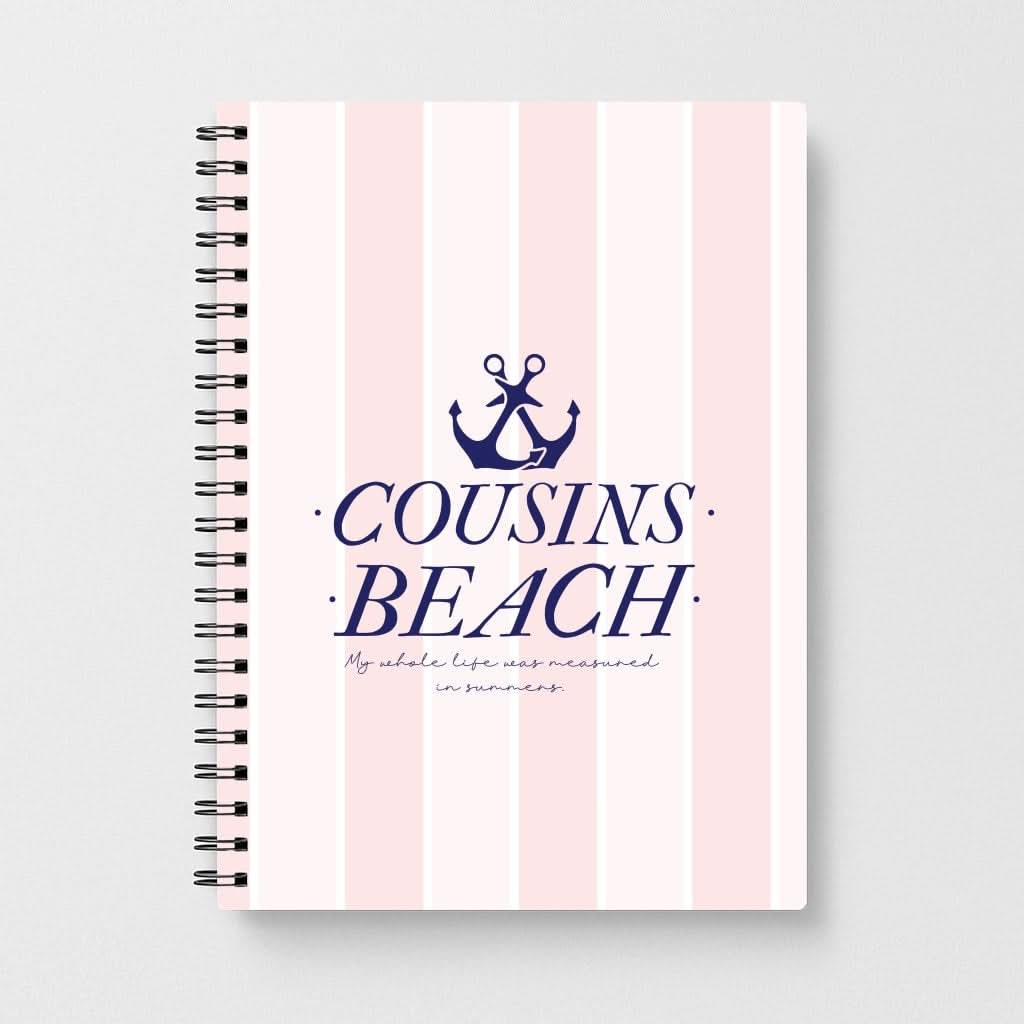 Stripes Cousin Beach Notebook