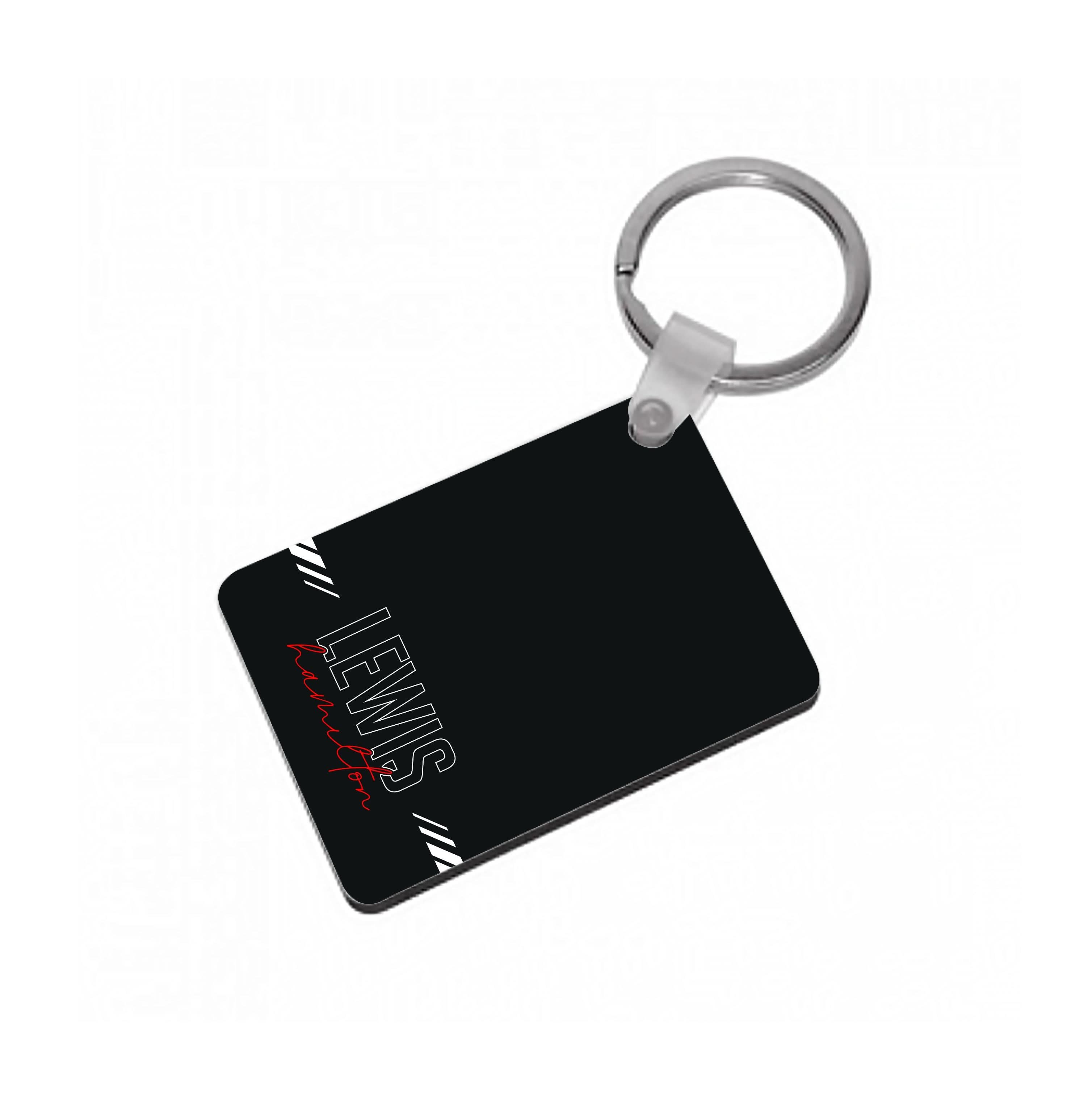 Racer Stripes Hamilton Keyring