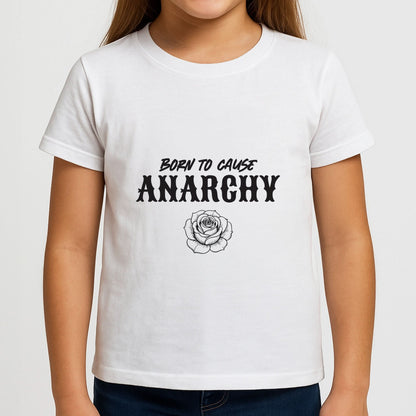 Born To Cause Anarchy Girls T-Shirt