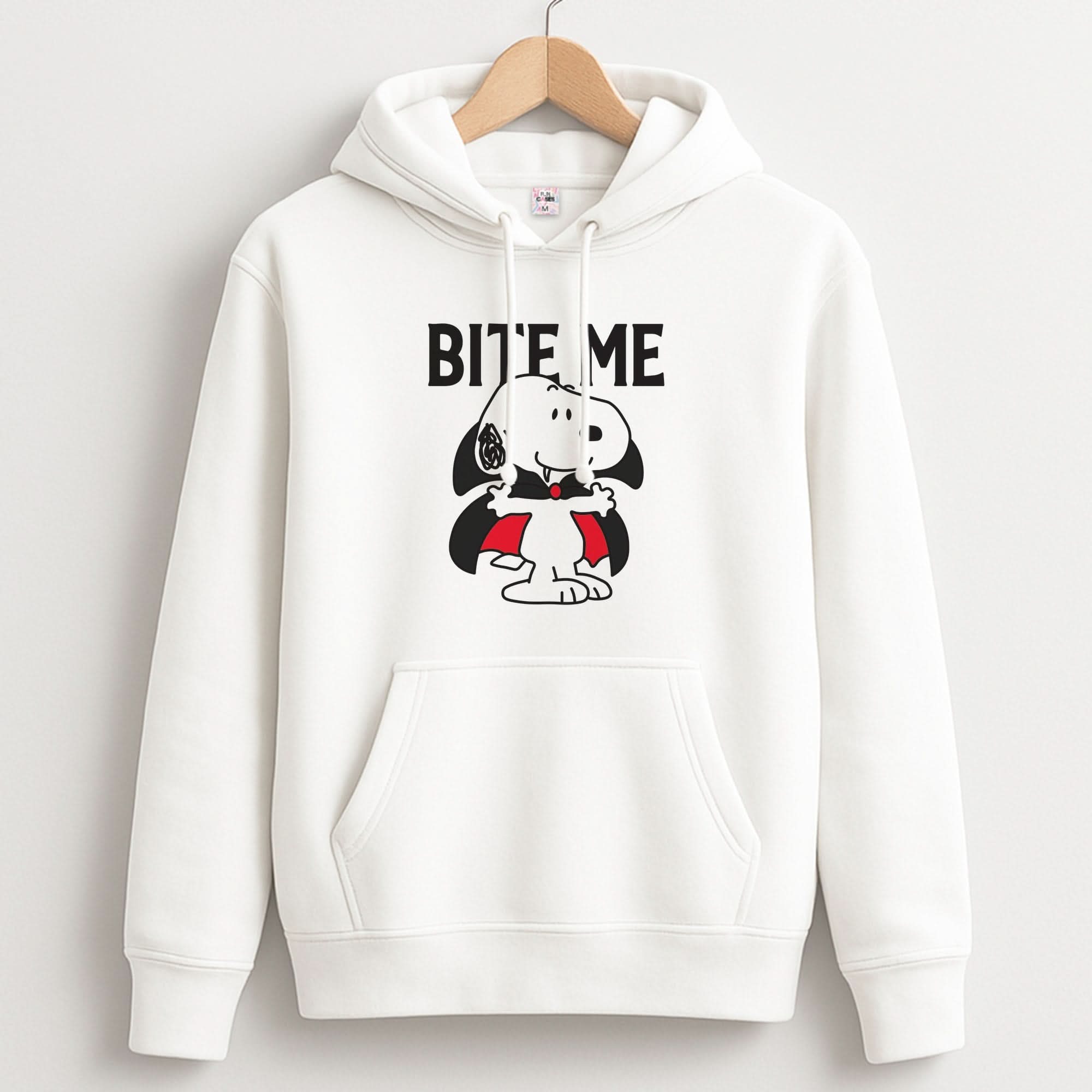 Bite Me Cartoon Beagle Hoodie