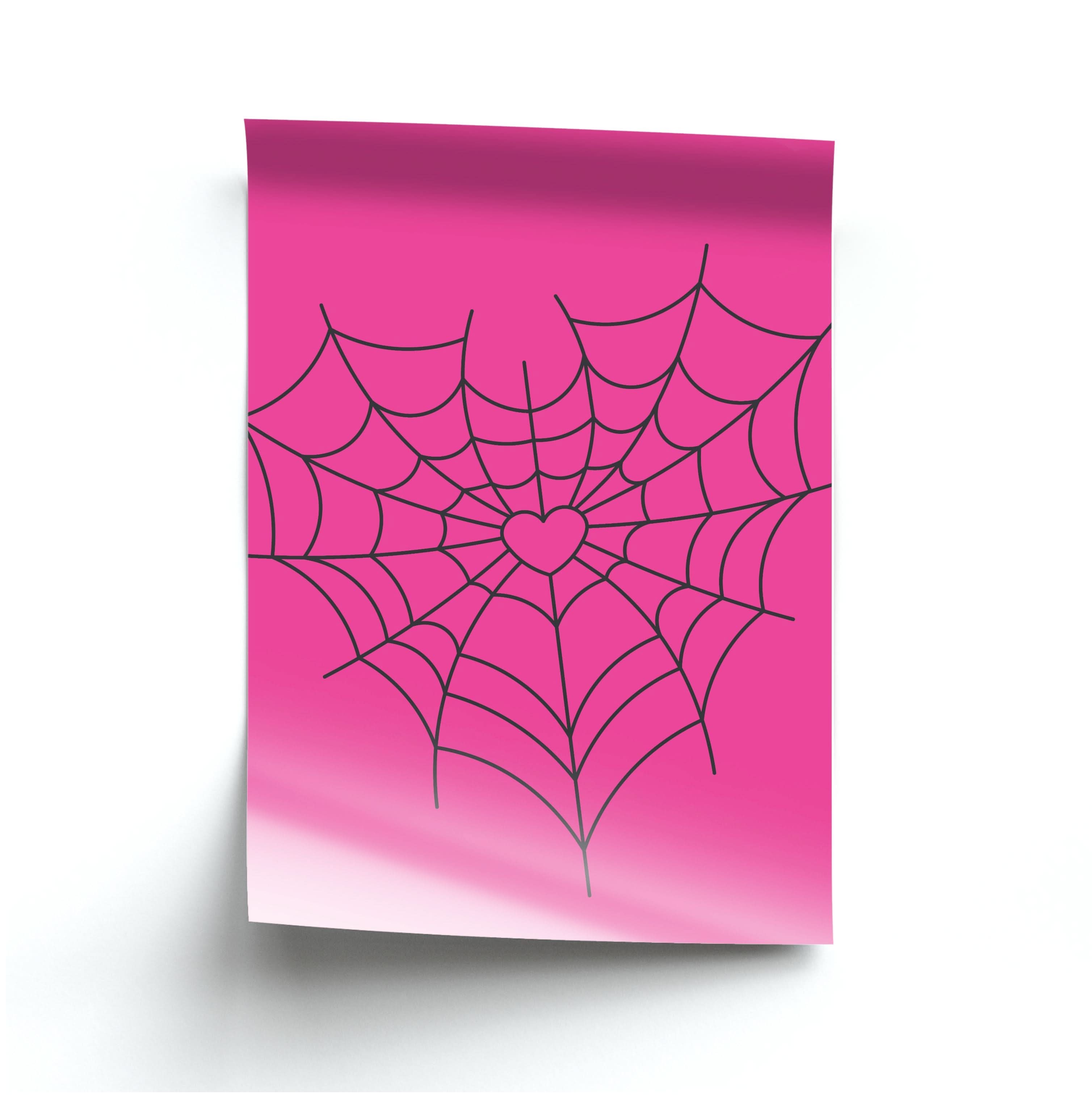 Spiderweb Hearts II Poster