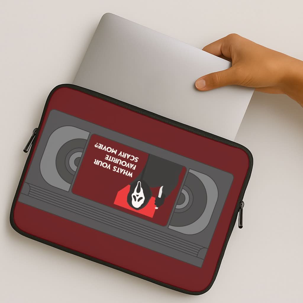 Horror Movie 7 VHS Tape MacBook Cover