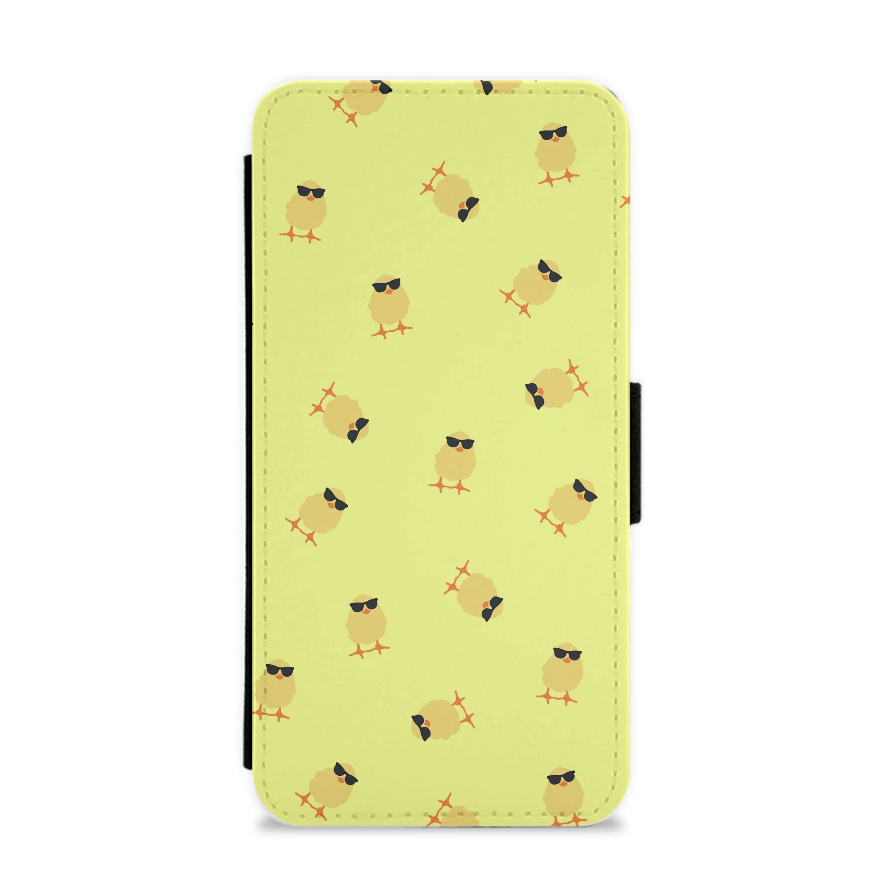 Chicks With Sunglasses Pattern Flip / Wallet Phone Case