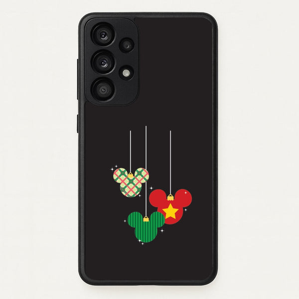 Cartoon Mouse Hanging Baubles Galaxy A53 Case
