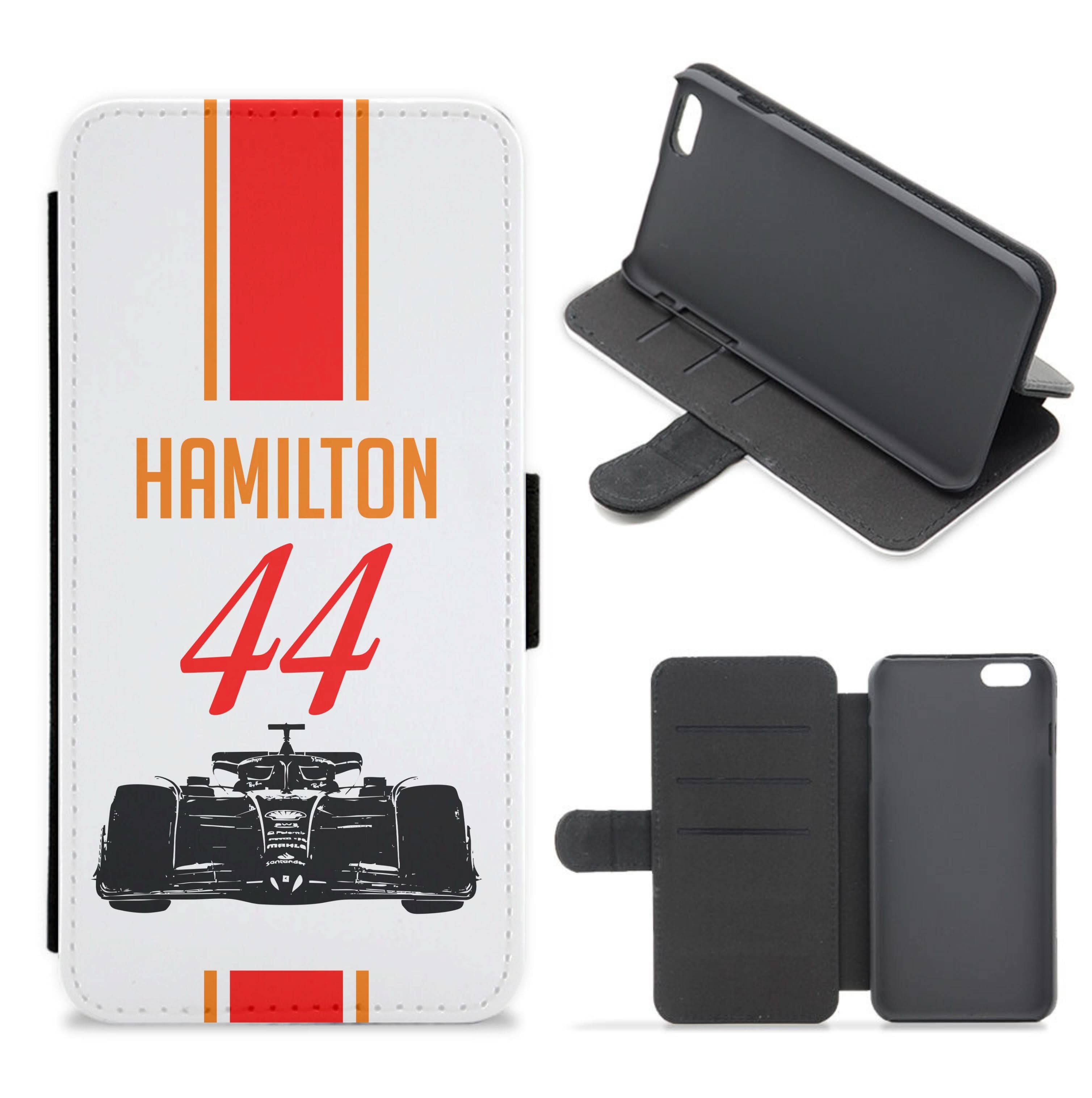 F1 Car Hamilton Flip / Wallet Phone Case