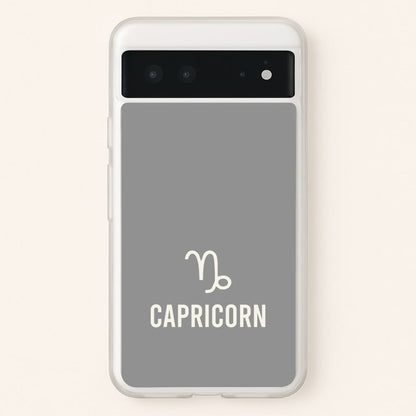 Capricorn Pastel Zodiac Google Pixel 6 Case