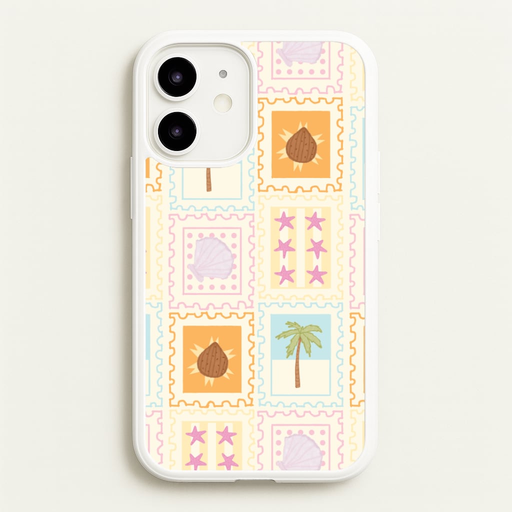 Tropical Stamps iPhone 12 Mini Case