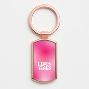 Libra Vibes Gradient Zodiac Luxury Keyring 4