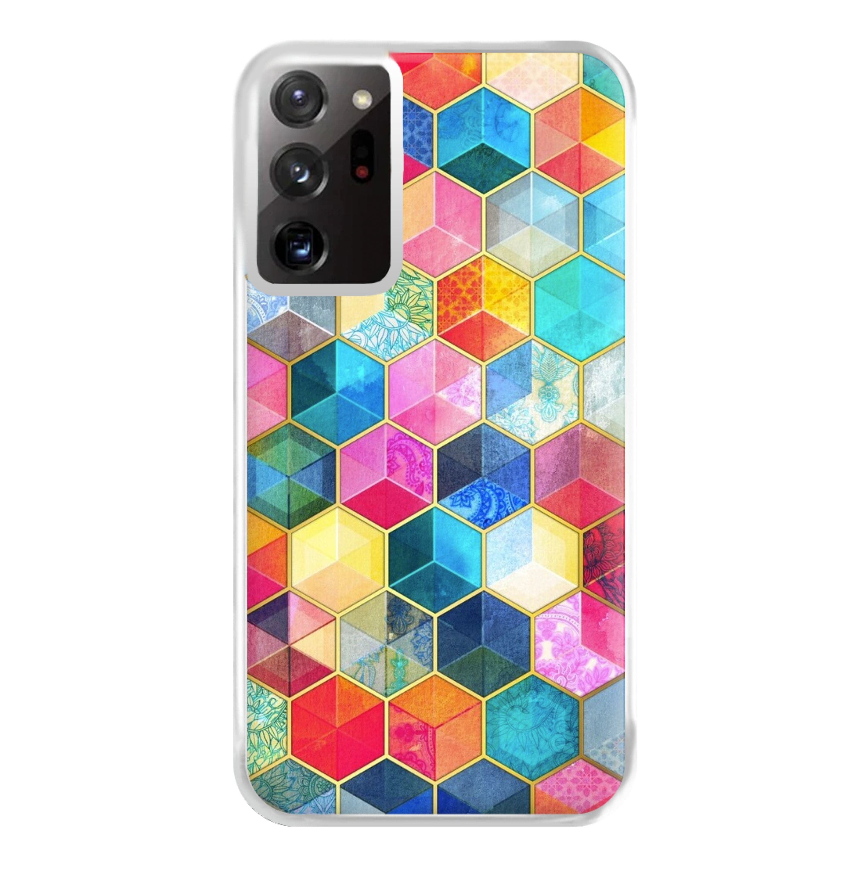 Colourful Honeycomb Pattern Phone Case