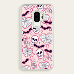 Cute Halloween Stickers Pattern Galaxy S9 Plus Case