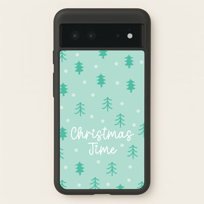 Cute Xmas Trees Pattern Google Pixel 6 Case