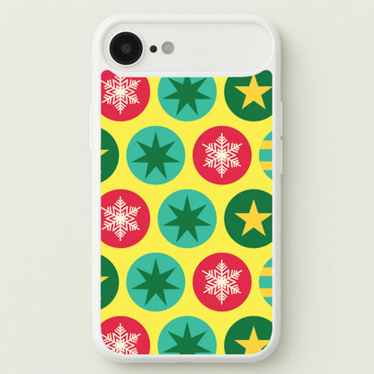 Colourful Abstract Baubles Christmas Pattern iPhone 17 Air Case