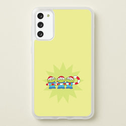 Cute Green Aliens Candycane Galaxy A41 Case
