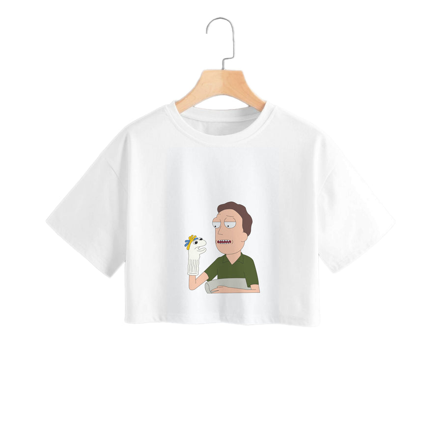 Puppet - Rick And Morty Crop Top