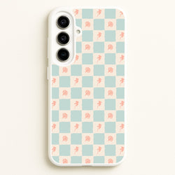 Patchwork Floral Pattern Galaxy A56 Case