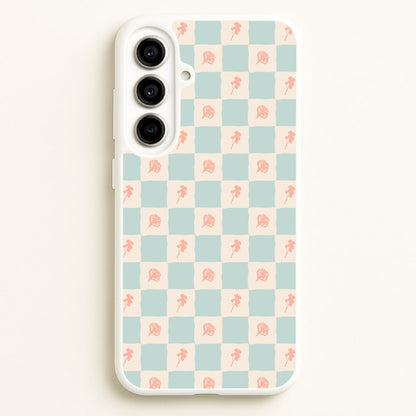 Patchwork Floral Pattern Galaxy A56 Case