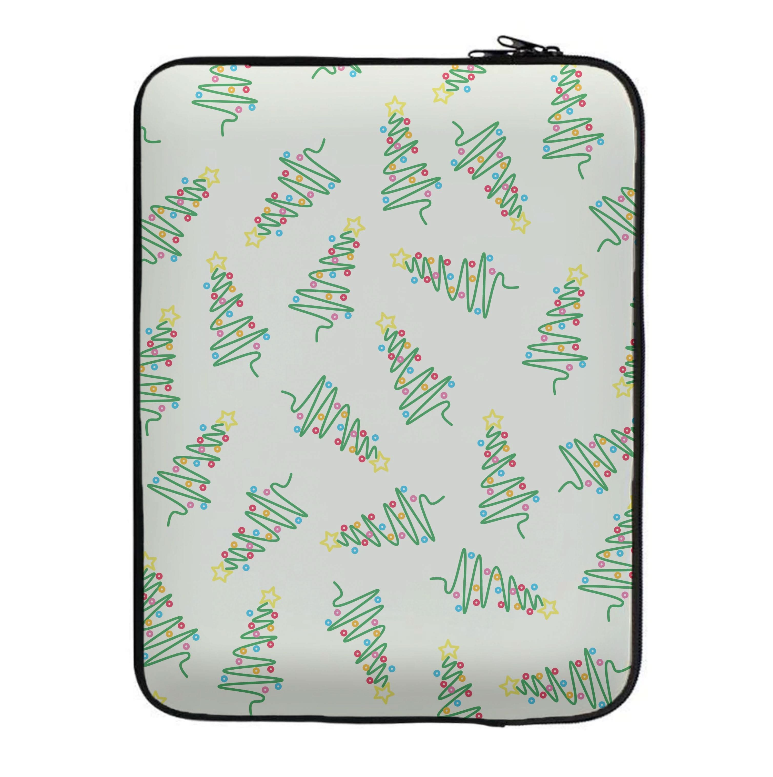 Wiry Tree Pattern Laptop Sleeve