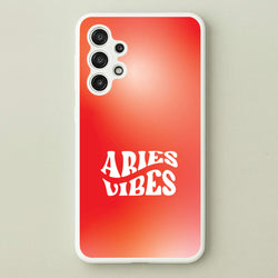 Aries Vibes Gradient Zodiac Galaxy A13 Case