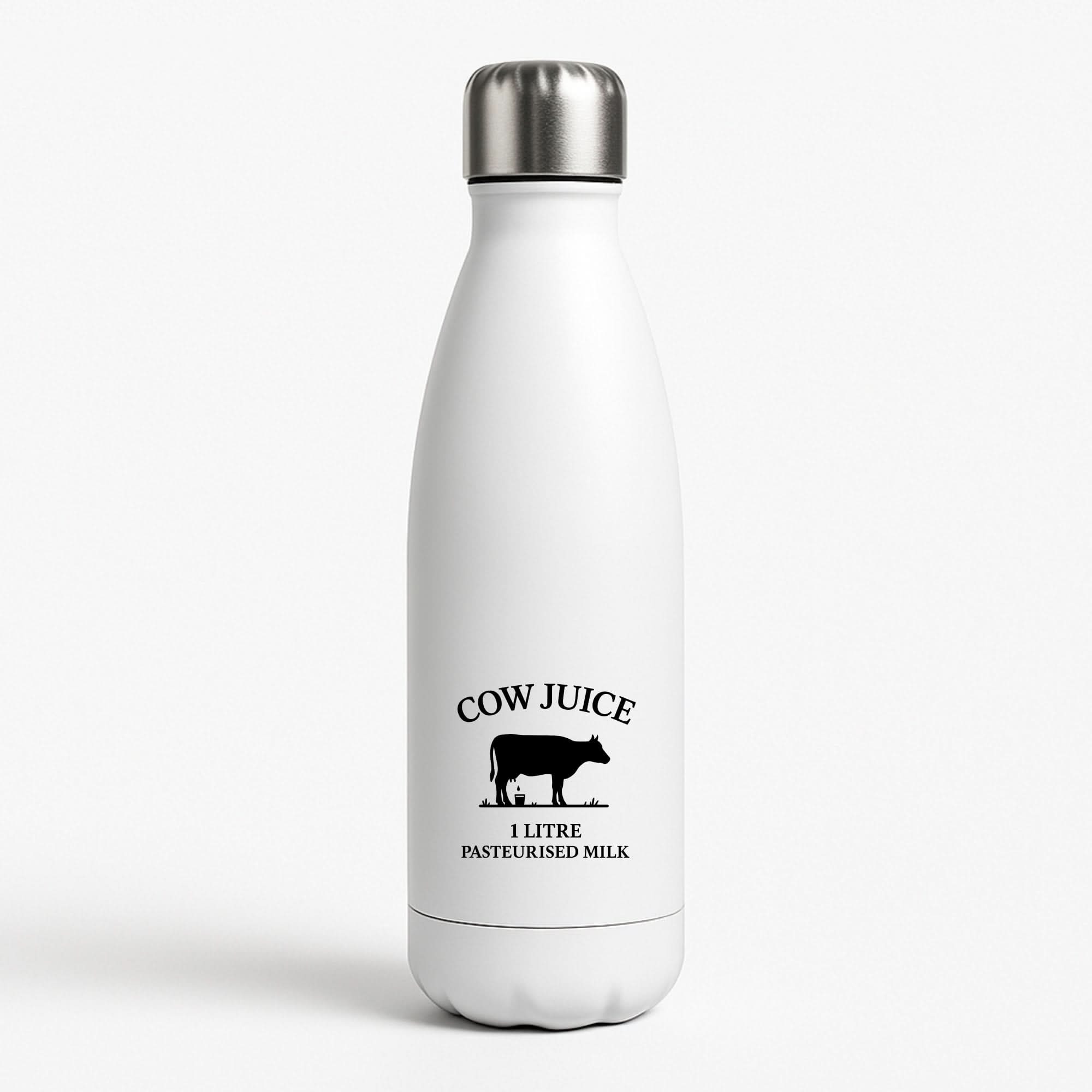 Cow Juice Water Bottle