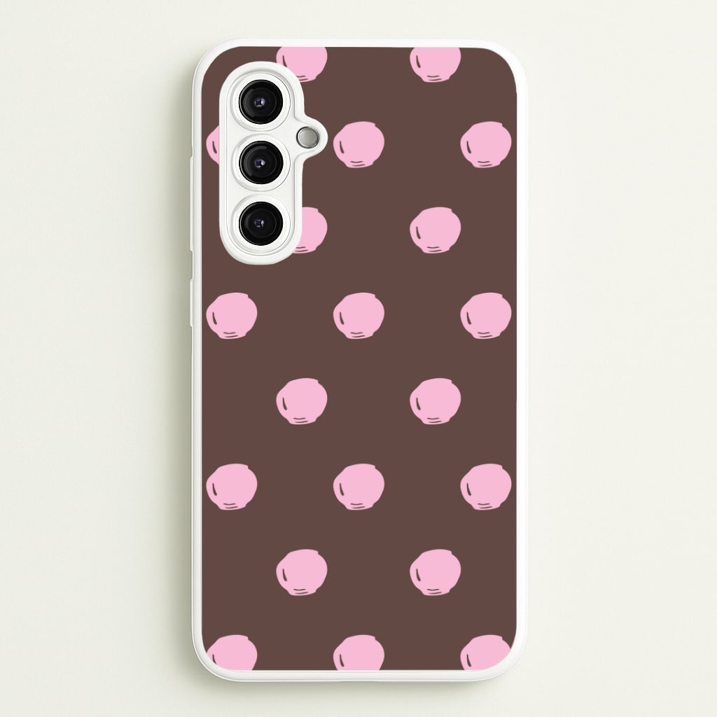 Chocolate & Strawberry Buttons Galaxy A14 Case