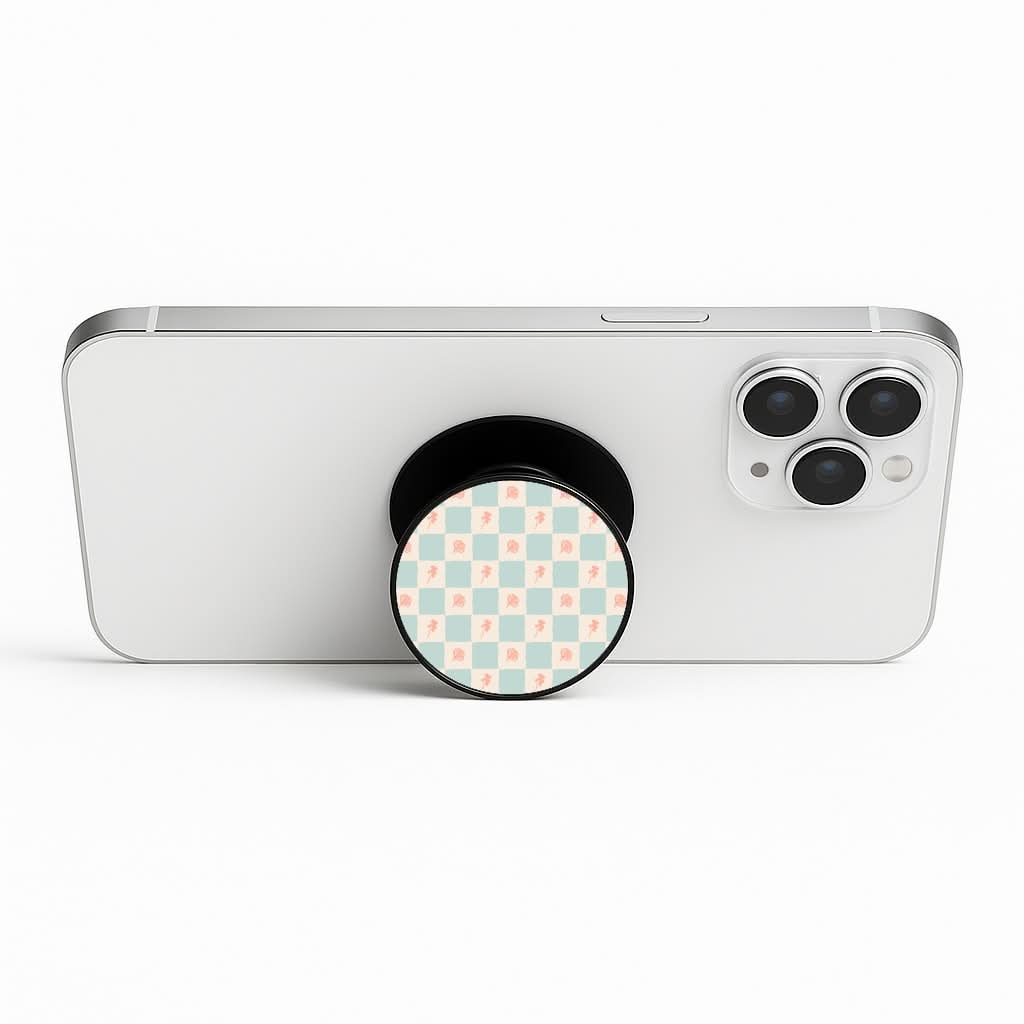 Patchwork Floral Pattern Phone Stand